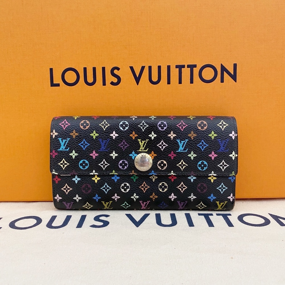 🌈✨MULTICOLOR✨🌈 Louis Vuitton Sarah Wallet Auth!